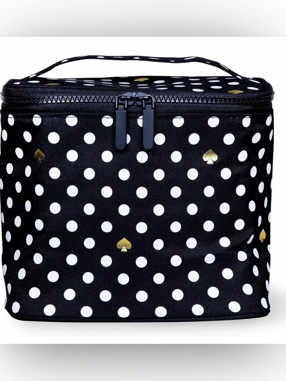 Kate Spade Black Polka Dot lunch bag